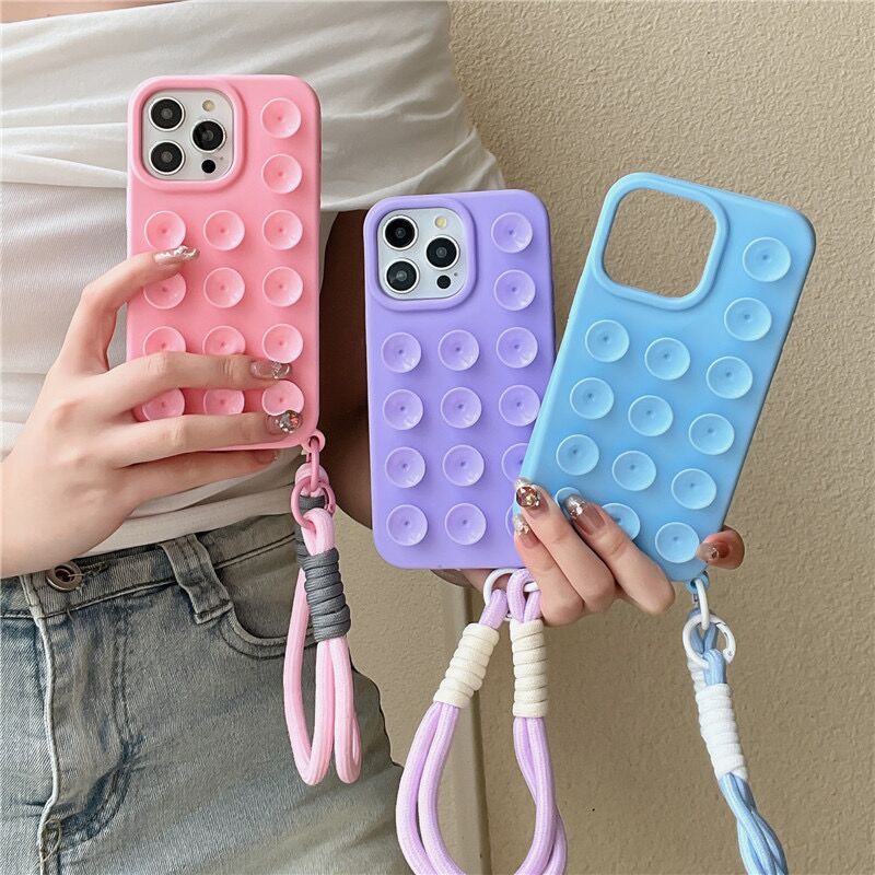 Bubblify – iPhone Mobile Cover 'Blue/Black/Pink'