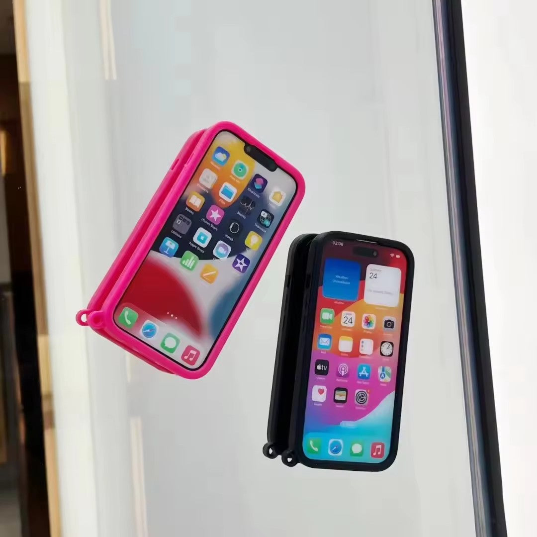 Bubblify – iPhone Mobile Cover 'Blue/Black/Pink'
