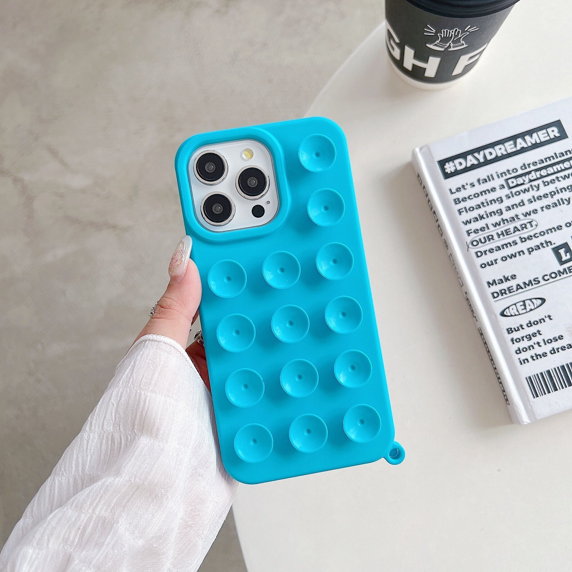 Bubblify – iPhone Mobile Cover 'Blue/Black/Pink'
