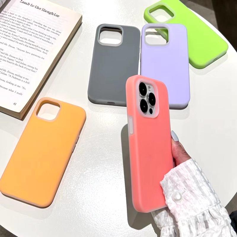 Color Snap Series - iPhone Mobile Case 'Green/Orange/Yellow'