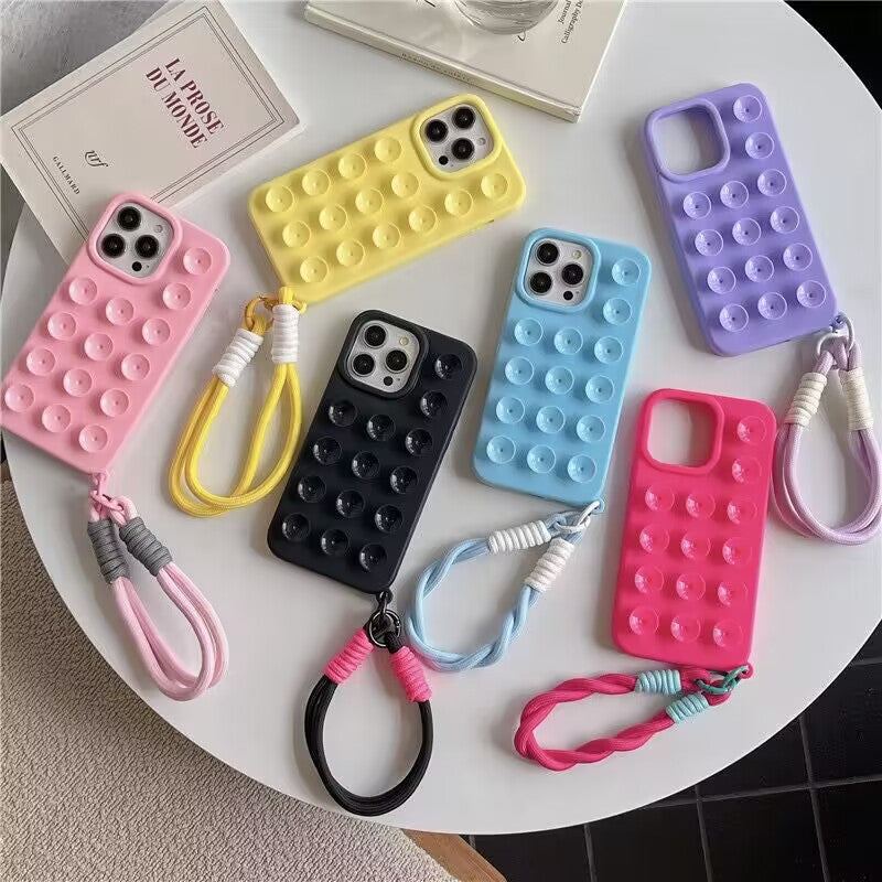 Bubblify – iPhone Mobile Cover 'Blue/Black/Pink'