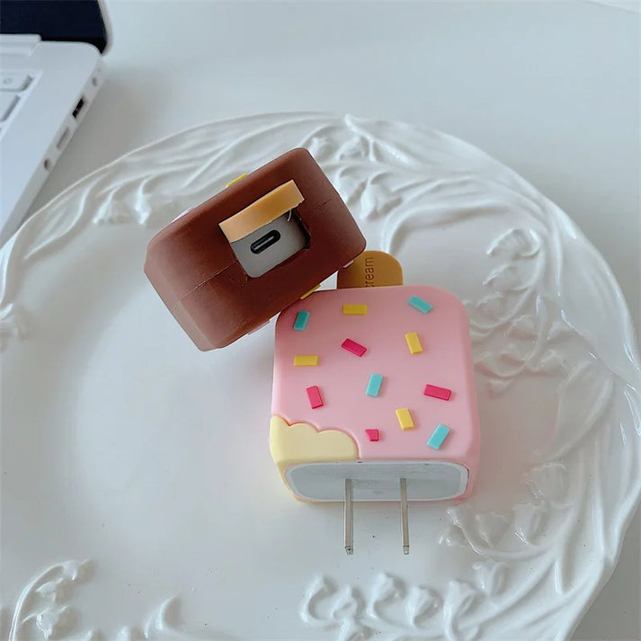 iPhone Charger Protector – Chocolate Icecream