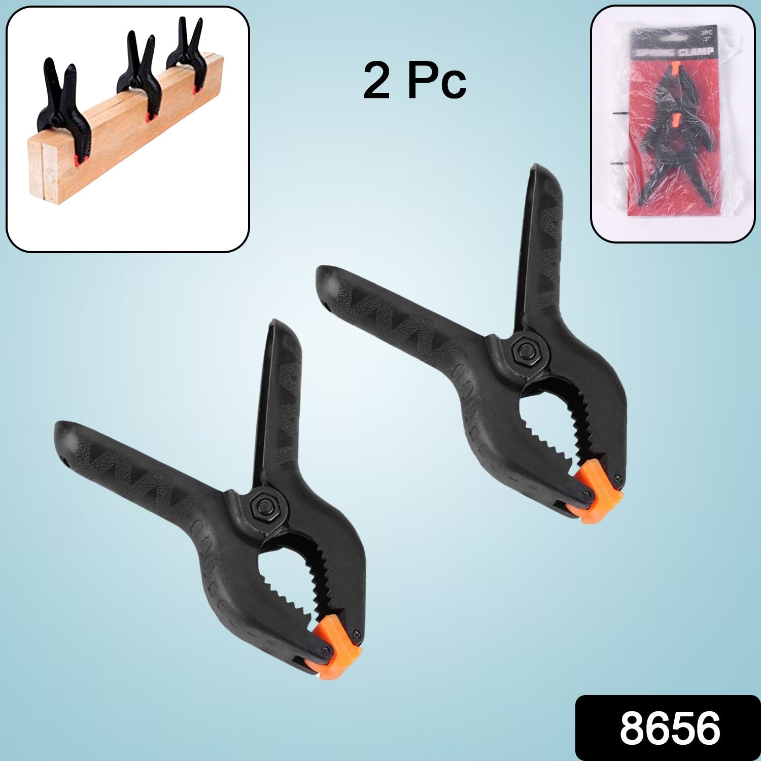 Heavy Duty 3" Clip Clamps - Set of 2