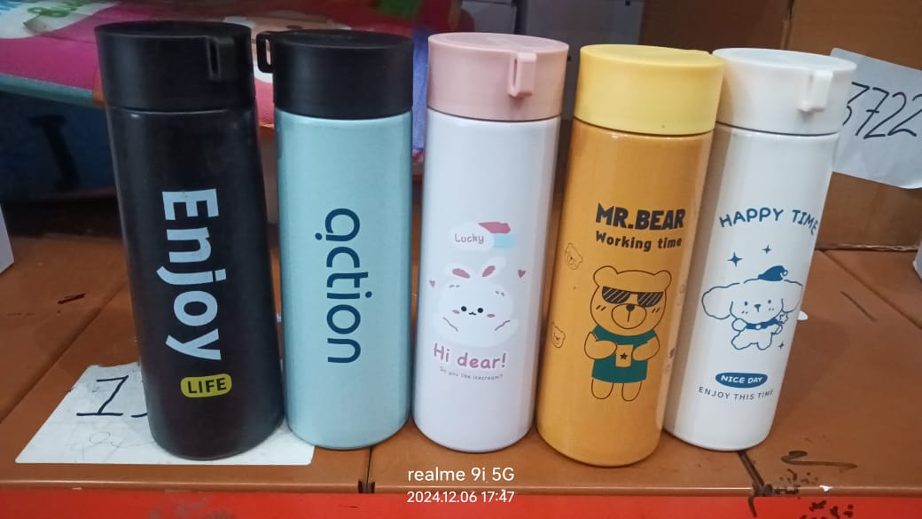 Double-Walled Stainless Water Bottle 'Mix Color' - 500ml