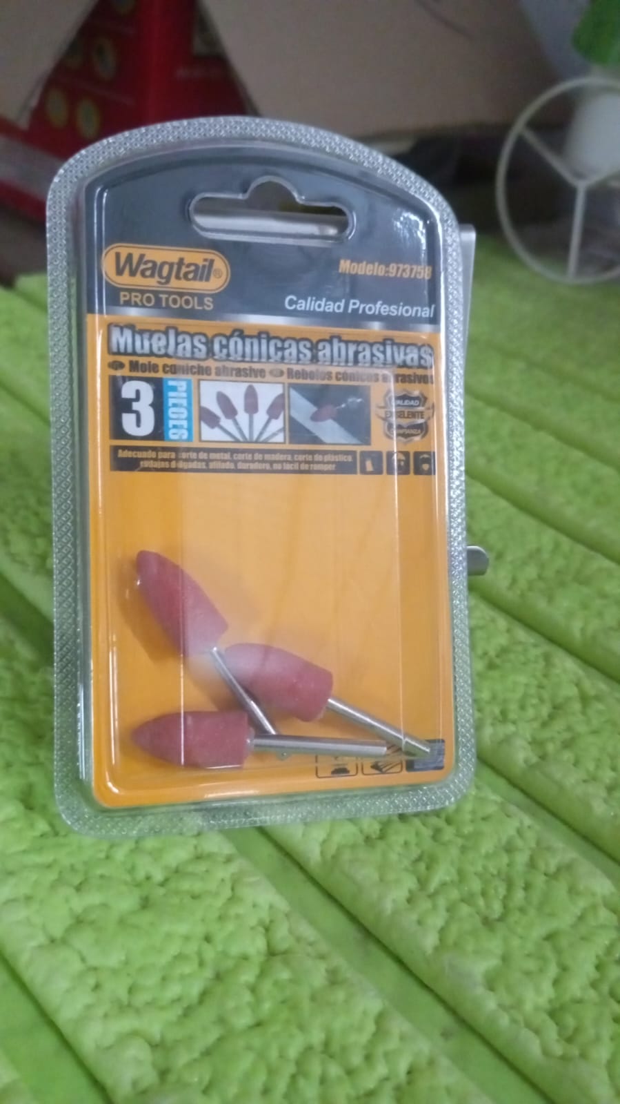 Bullet Shape Rotary Grinding Stones - Set of 3