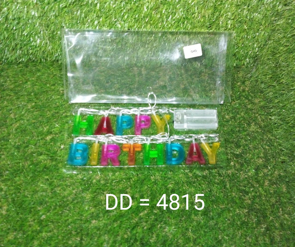 Happy Birthday 13 LED Letter String Lights