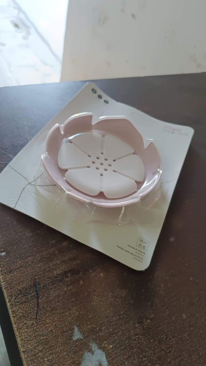 Flower Design Bathroom Soap Dish