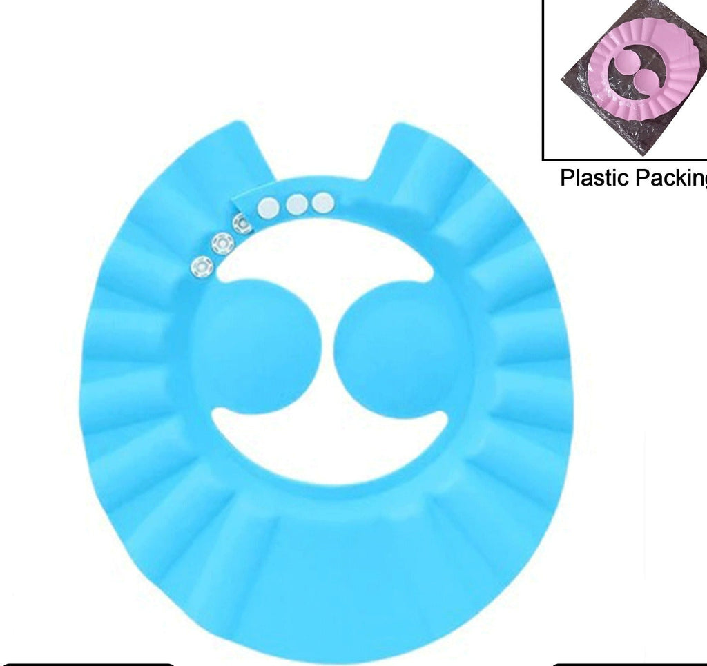 Adjustable baby shower cap for eyes and ears