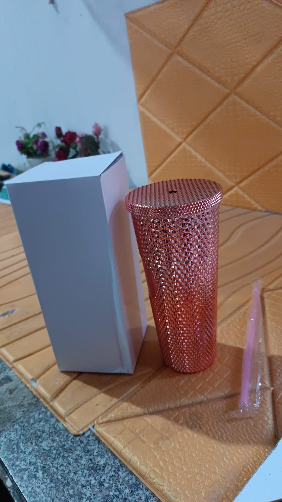 Double-Walled Iced Coffee Tumbler