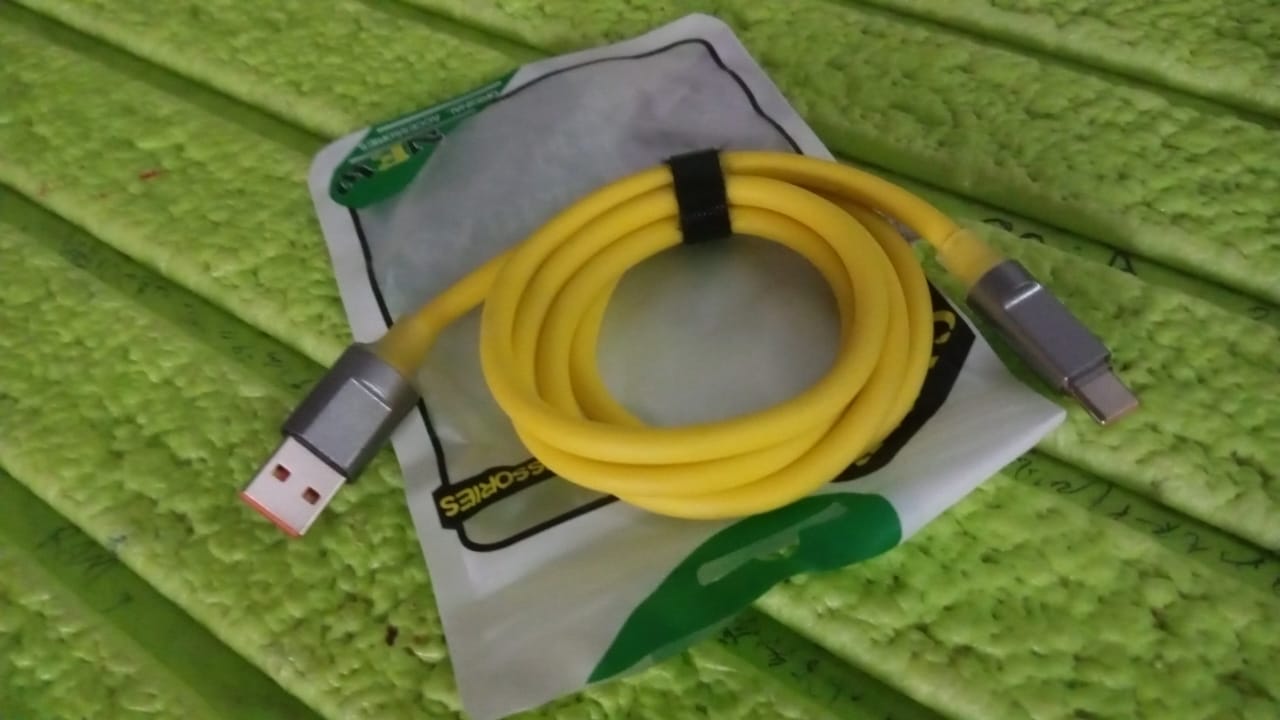Type-C Fast Charging Data Cable with Light