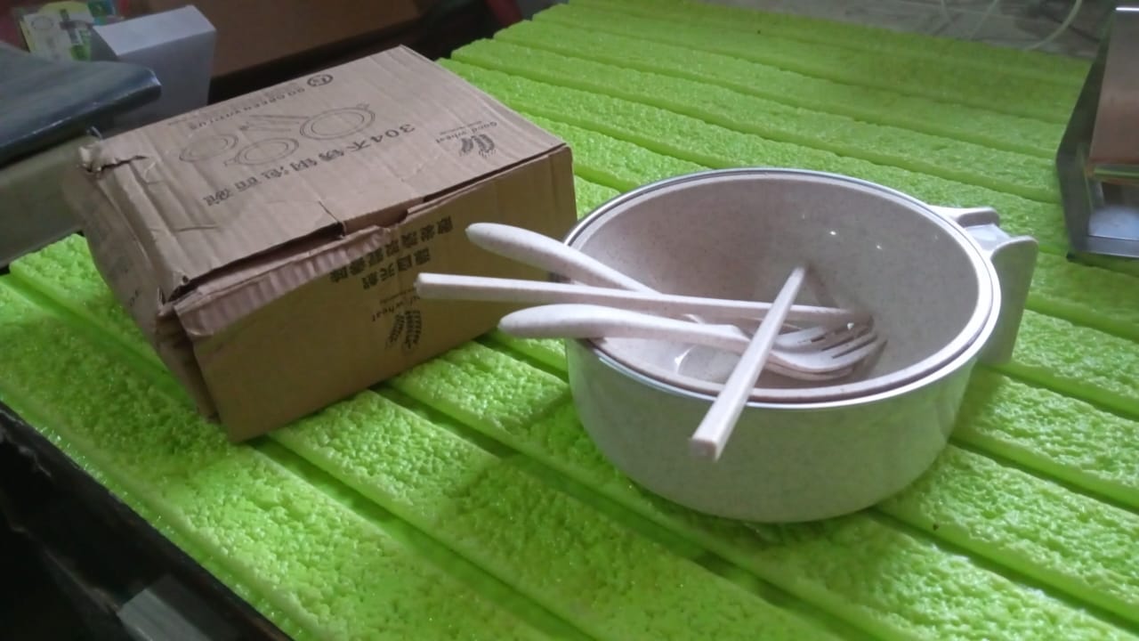 Rice Noodle Bowl Set with Lid