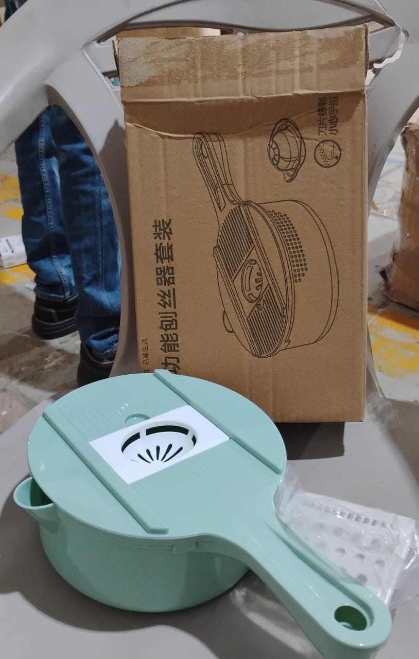 6-in-1 Vegetable Chopper with Drain Basket