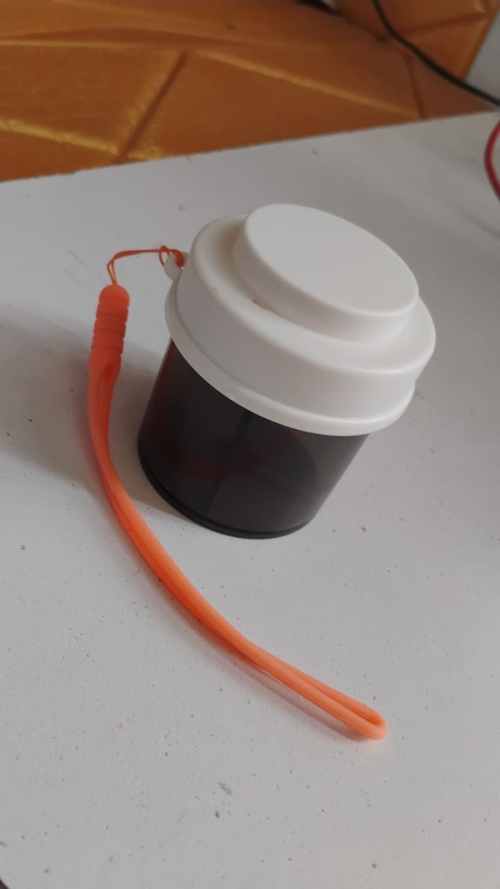4-Section Pill Organizer Container