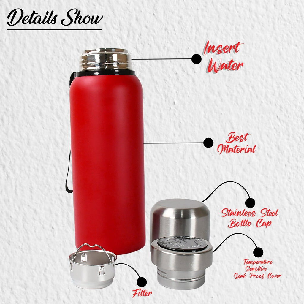 Leakproof Stainless Steel Thermos - 600ml