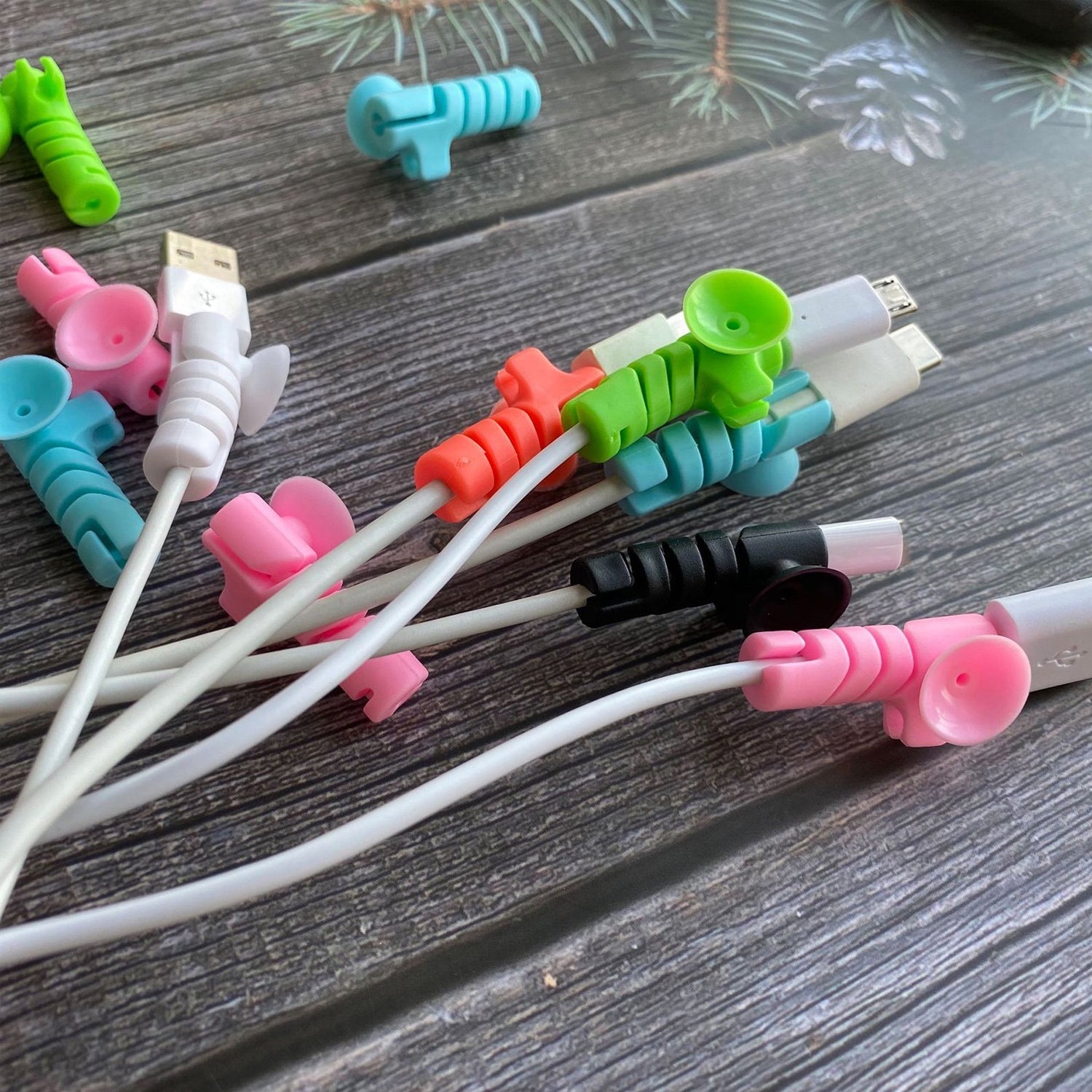 Suction Cable Protector Saver – 4 Pcs Set