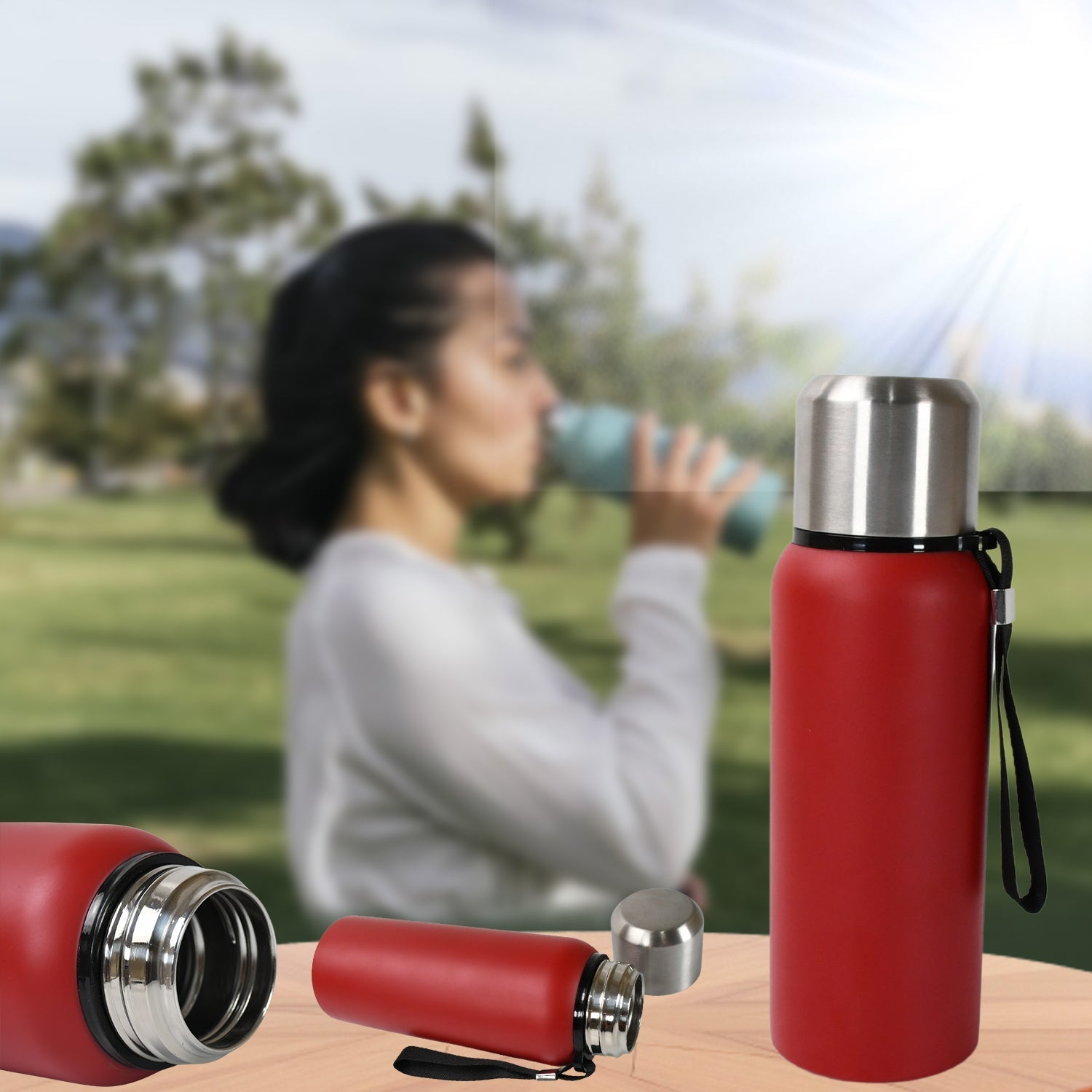 Leakproof Stainless Steel Thermos - 600ml